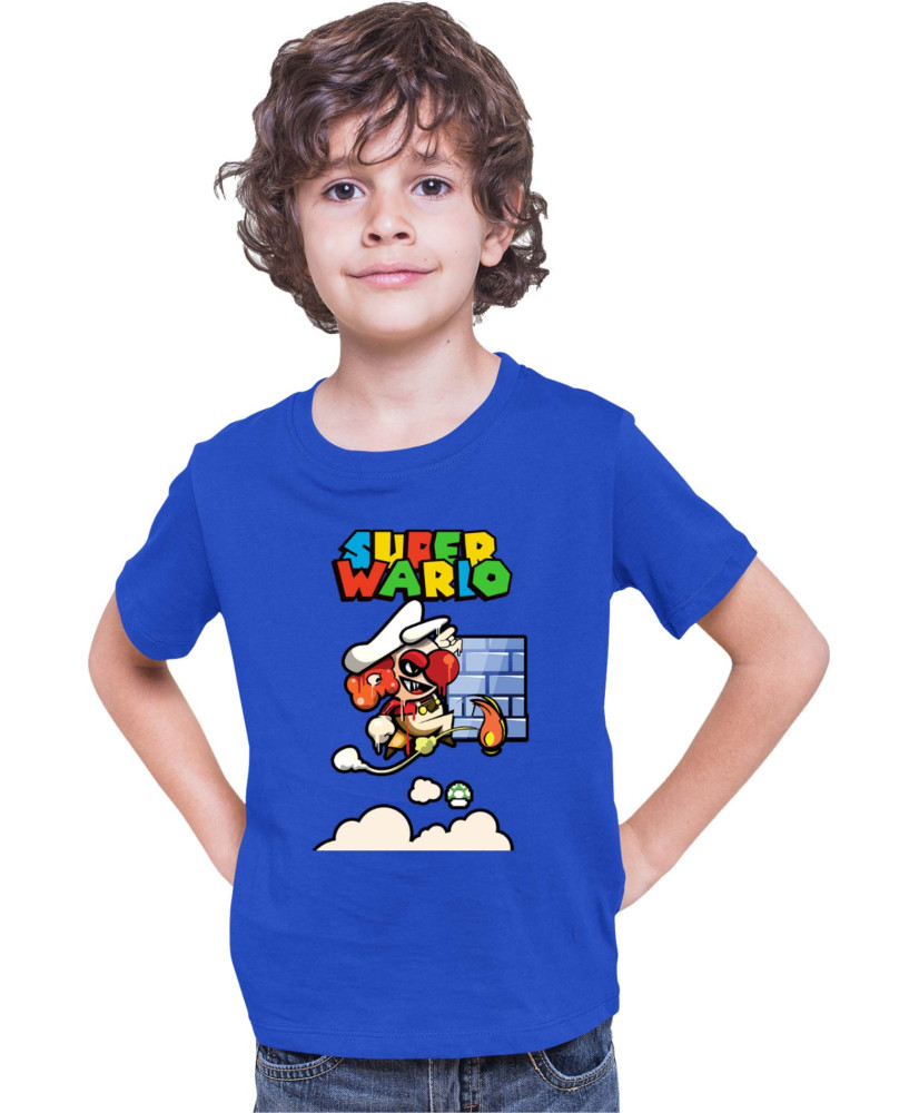 Детска Тениска Super Mario Nintendo Bad Mario 01