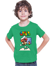 Детска Тениска Super Mario Nintendo Bad Mario 01