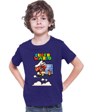 Детска Тениска Super Mario Nintendo Bad Mario 01