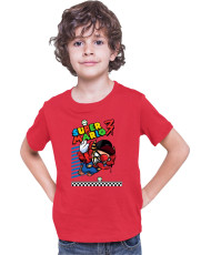 Детска Тениска Super Mario Nintendo Bad Mario 02