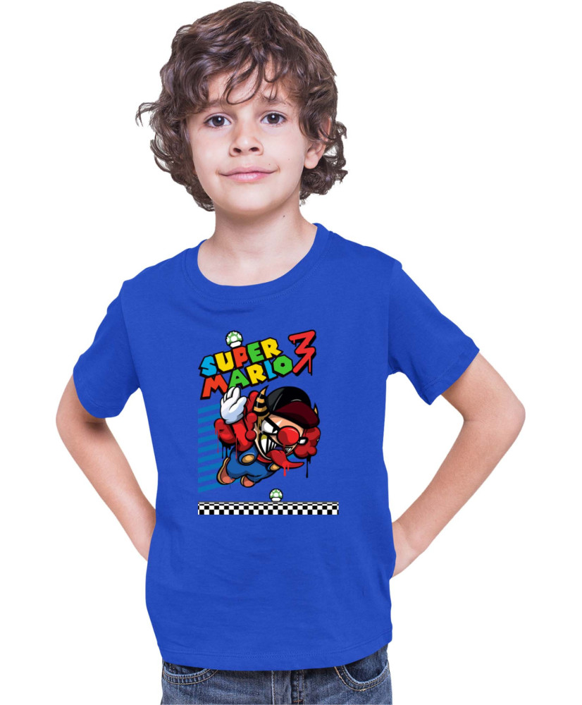 Детска Тениска Super Mario Nintendo Bad Mario 02