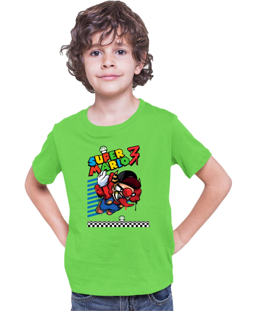 Детска Тениска Super Mario Nintendo Bad Mario 02