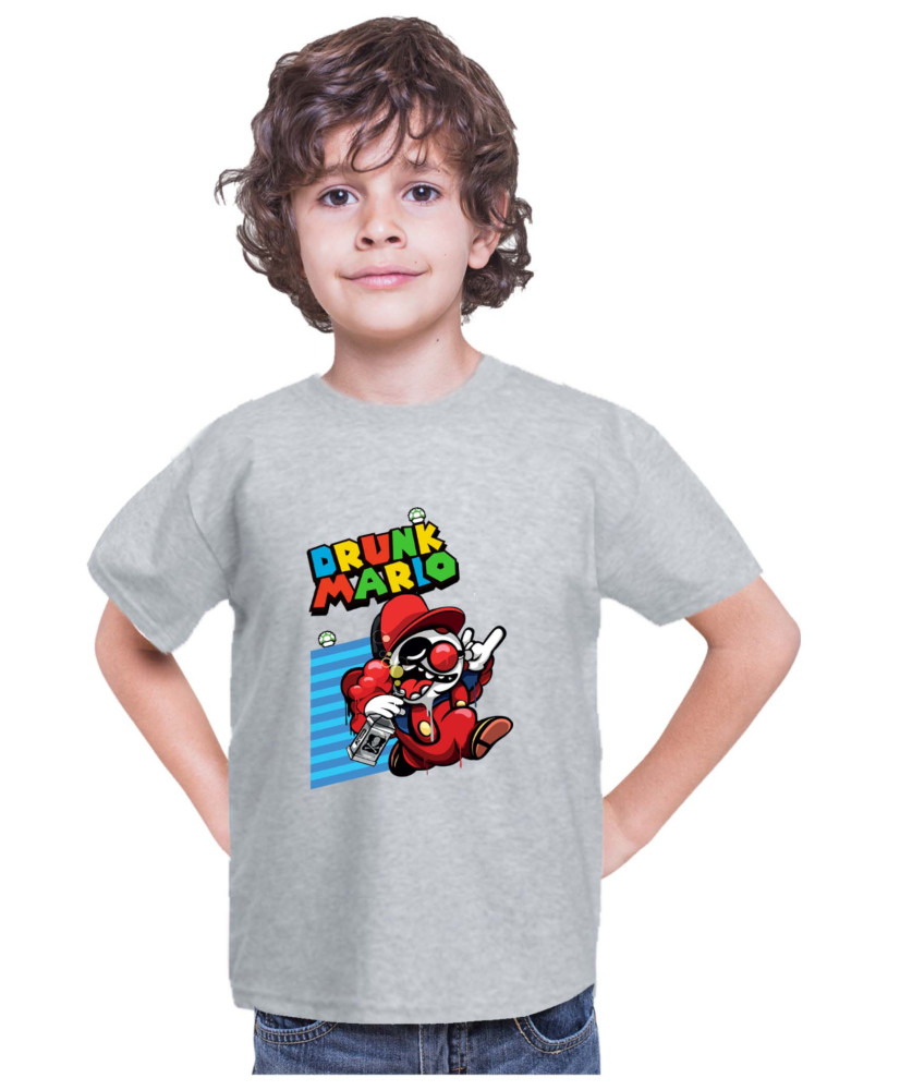 Детска Тениска Super Mario Nintendo Bad Mario 03