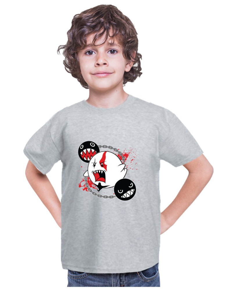 Детска Тениска Super Mario Nintendo Boo Kratos Mario Bros Vector