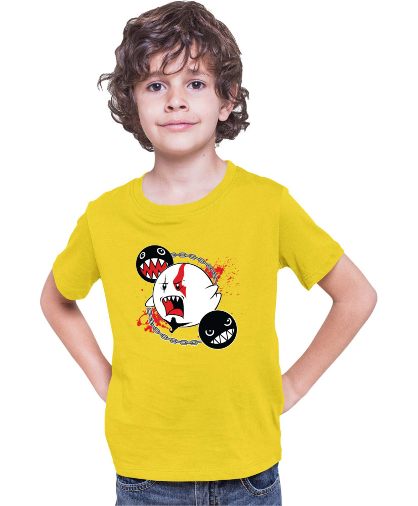 Детска Тениска Super Mario Nintendo Boo Kratos Mario Bros Vector