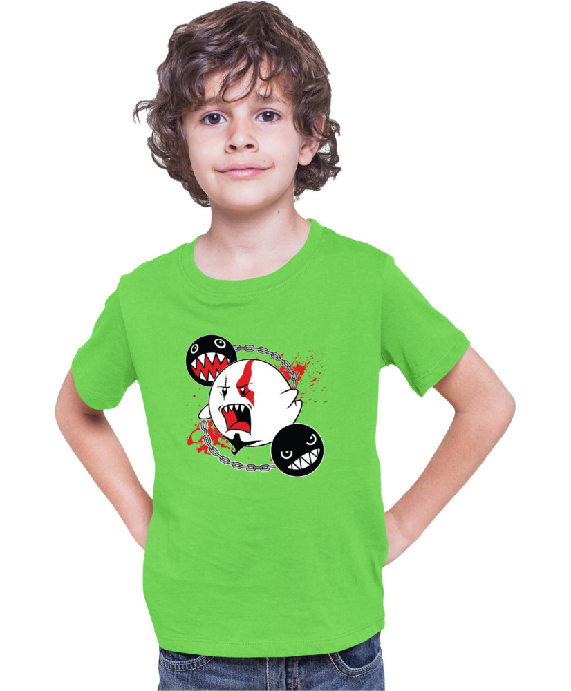 Детска Тениска Super Mario Nintendo Boo Kratos Mario Bros Vector