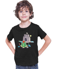 Детска Тениска Super Mario Nintendo Bowser Sand Castle