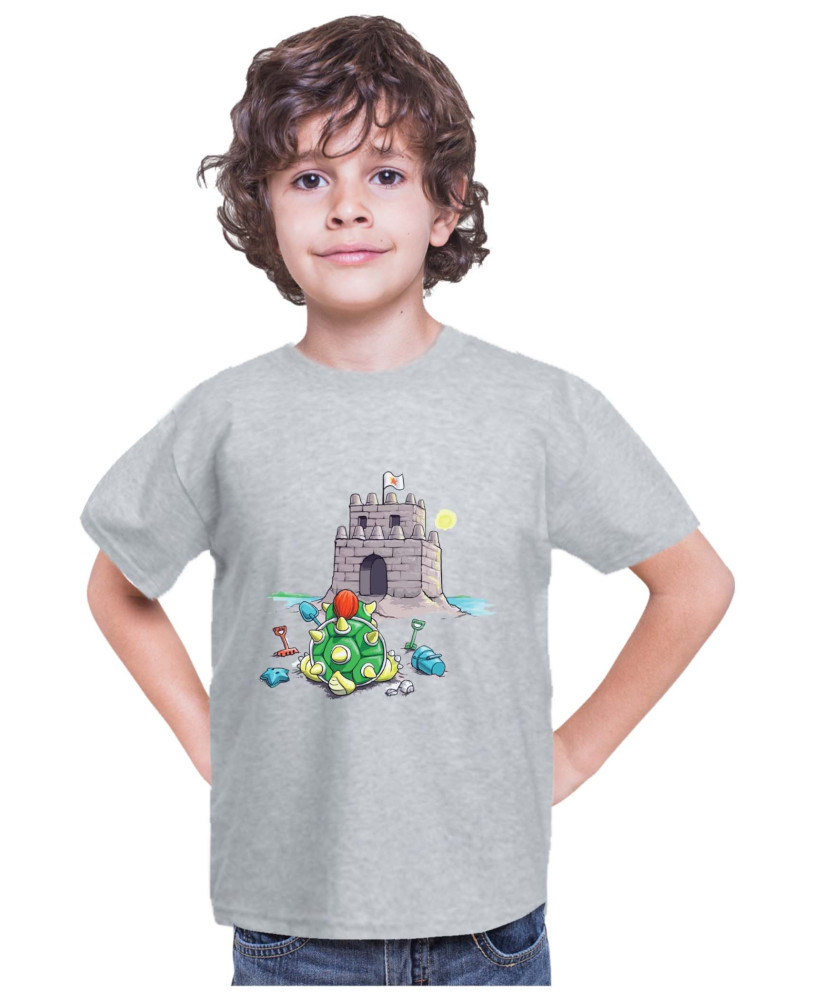 Детска Тениска Super Mario Nintendo Bowser Sand Castle