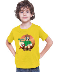 Детска Тениска Super Mario Nintendo Breaking Bricks