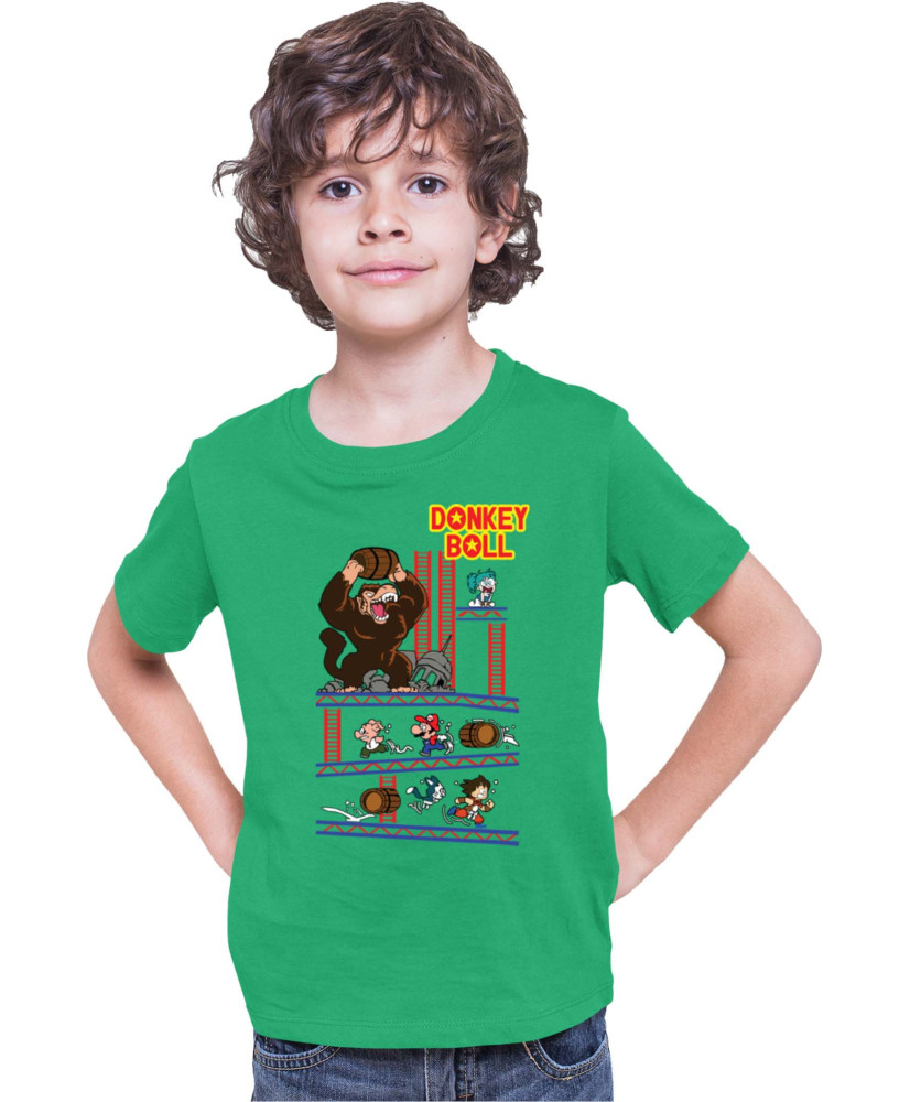 Детска Тениска Super Mario Nintendo Donkey Ball