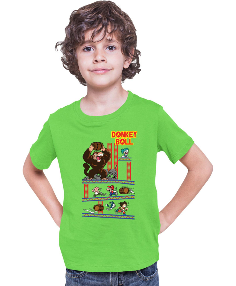 Детска Тениска Super Mario Nintendo Donkey Ball