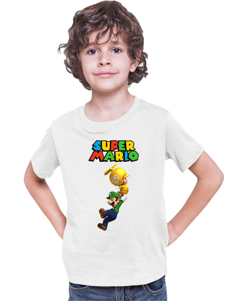 Детска Тениска Super Mario Nintendo Luigi 2