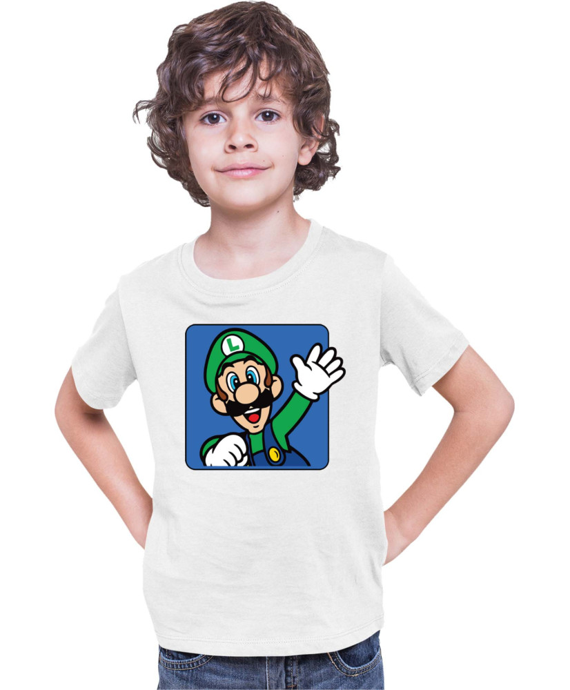 Детска Тениска Super Mario Nintendo Luigi 3