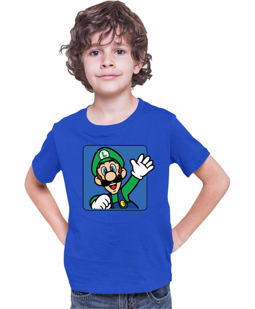 Детска Тениска Super Mario Nintendo Luigi 3