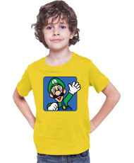 Детска Тениска Super Mario Nintendo Luigi 3