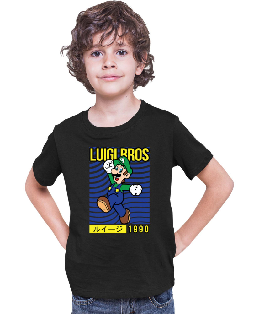 Детска Тениска Super Mario Nintendo Luigi Bros