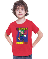 Детска Тениска Super Mario Nintendo Luigi Bros