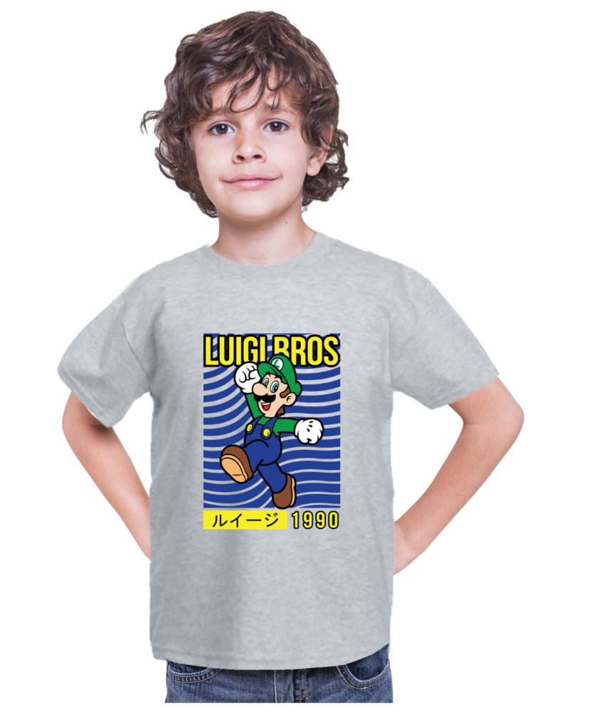 Детска Тениска Super Mario Nintendo Luigi Bros