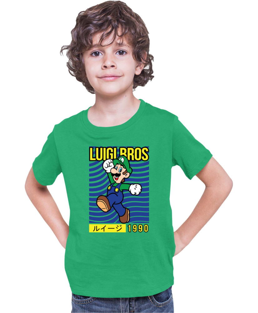 Детска Тениска Super Mario Nintendo Luigi Bros