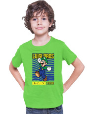 Детска Тениска Super Mario Nintendo Luigi Bros