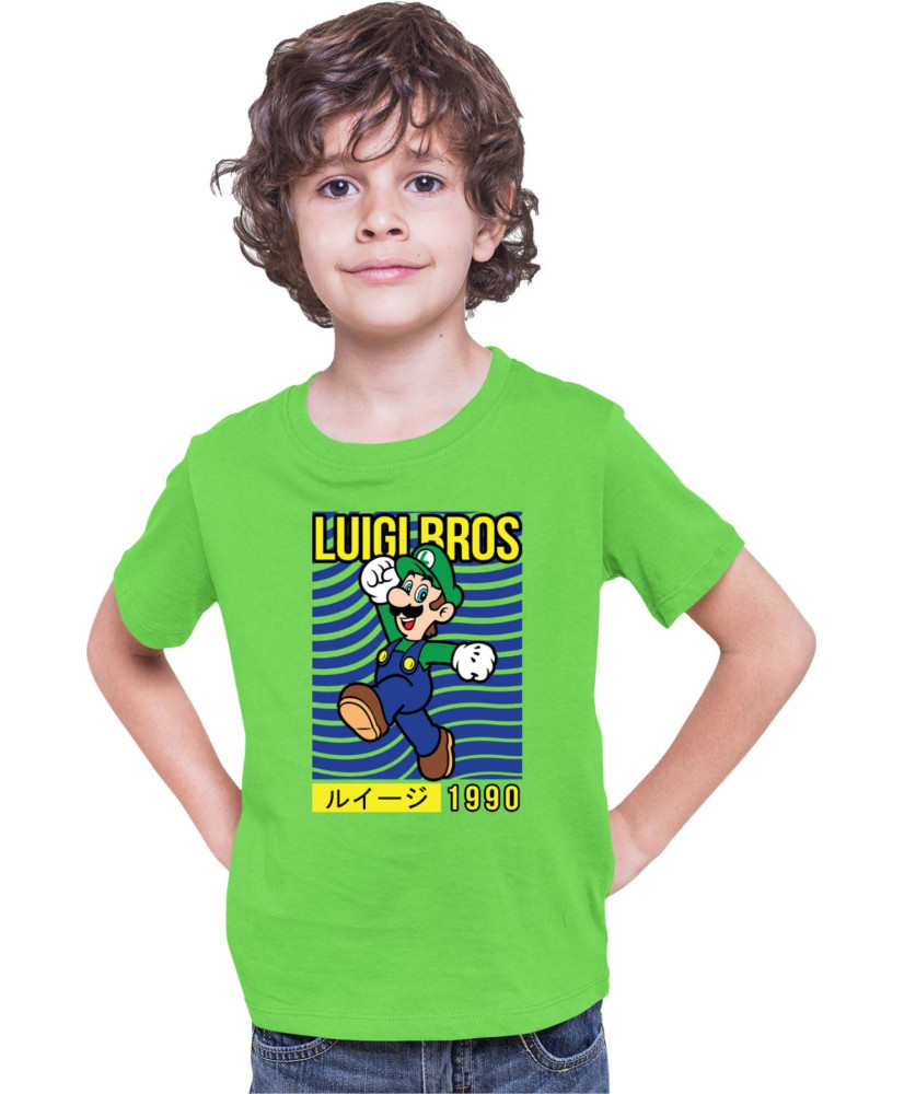 Детска Тениска Super Mario Nintendo Luigi Bros