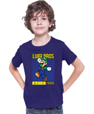 Детска Тениска Super Mario Nintendo Luigi Bros