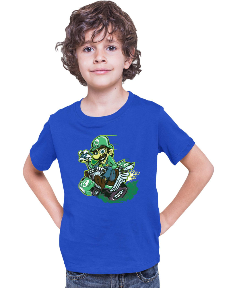 Детска Тениска Super Mario Nintendo Luigi Kart