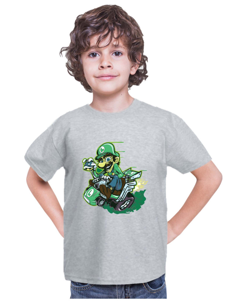 Детска Тениска Super Mario Nintendo Luigi Kart