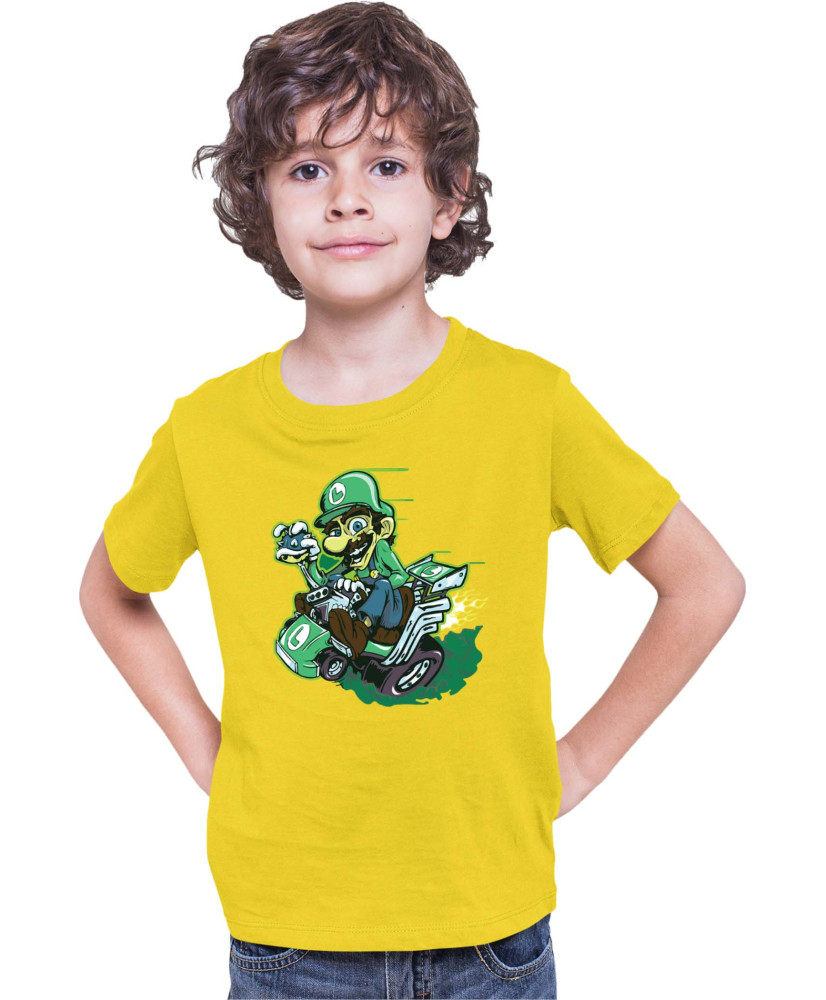 Детска Тениска Super Mario Nintendo Luigi Kart