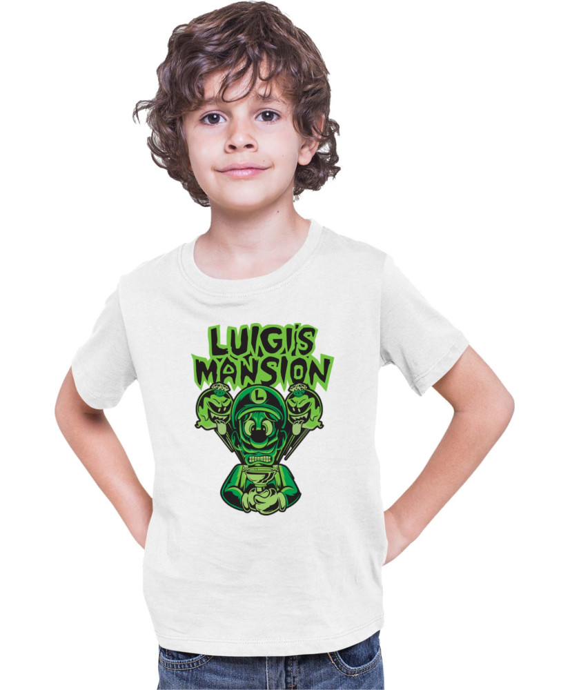 Детска Тениска Super Mario Nintendo Luigi Mansion