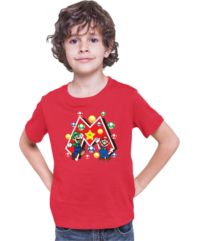 Детска Тениска Super Mario Nintendo Mario & Luigi 2