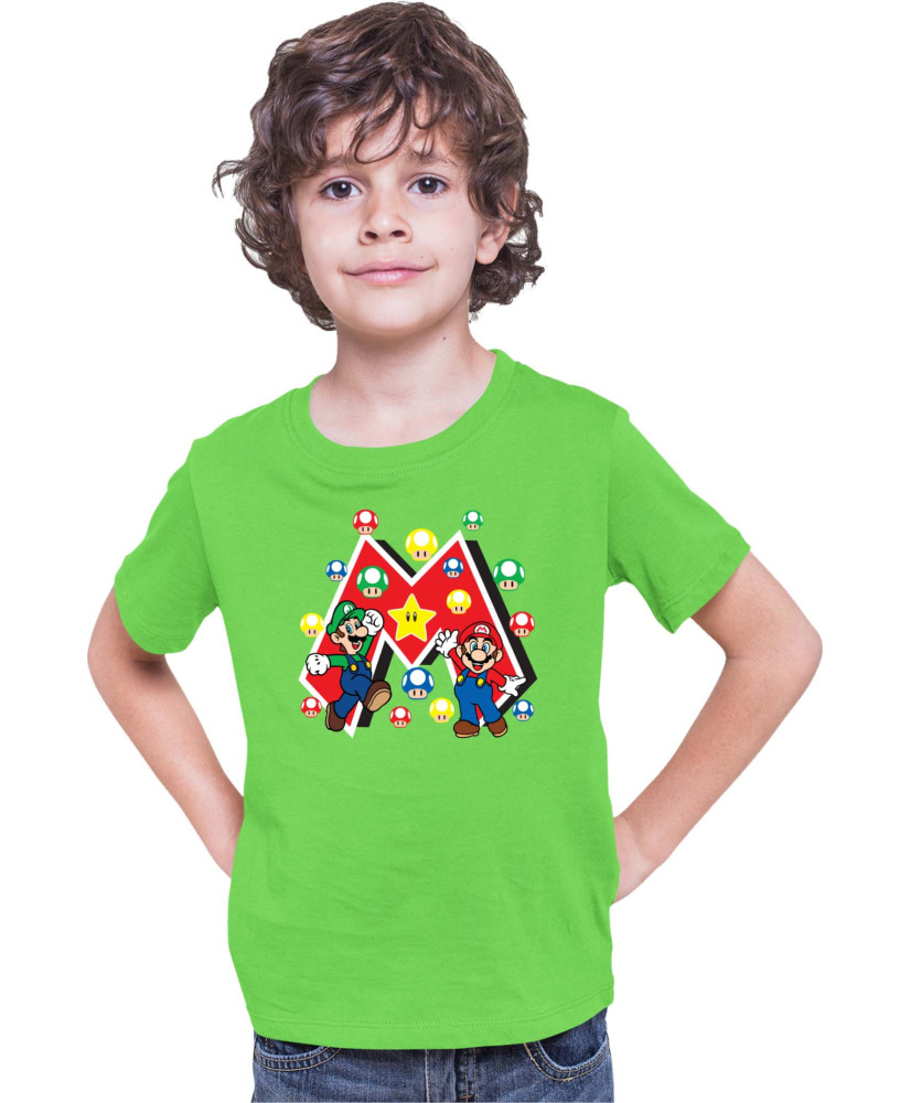 Детска Тениска Super Mario Nintendo Mario & Luigi 2
