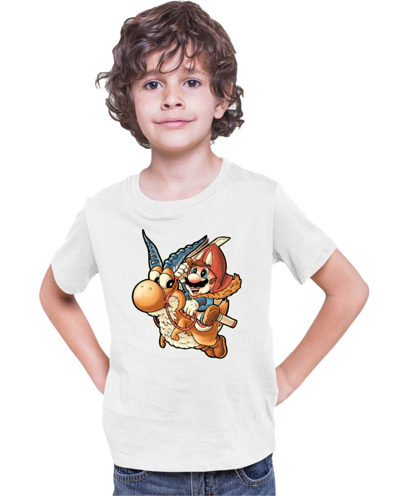 Детска Тениска Super Mario Nintendo Mario & Yoshi 02