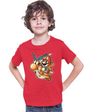 Детска Тениска Super Mario Nintendo Mario & Yoshi 02