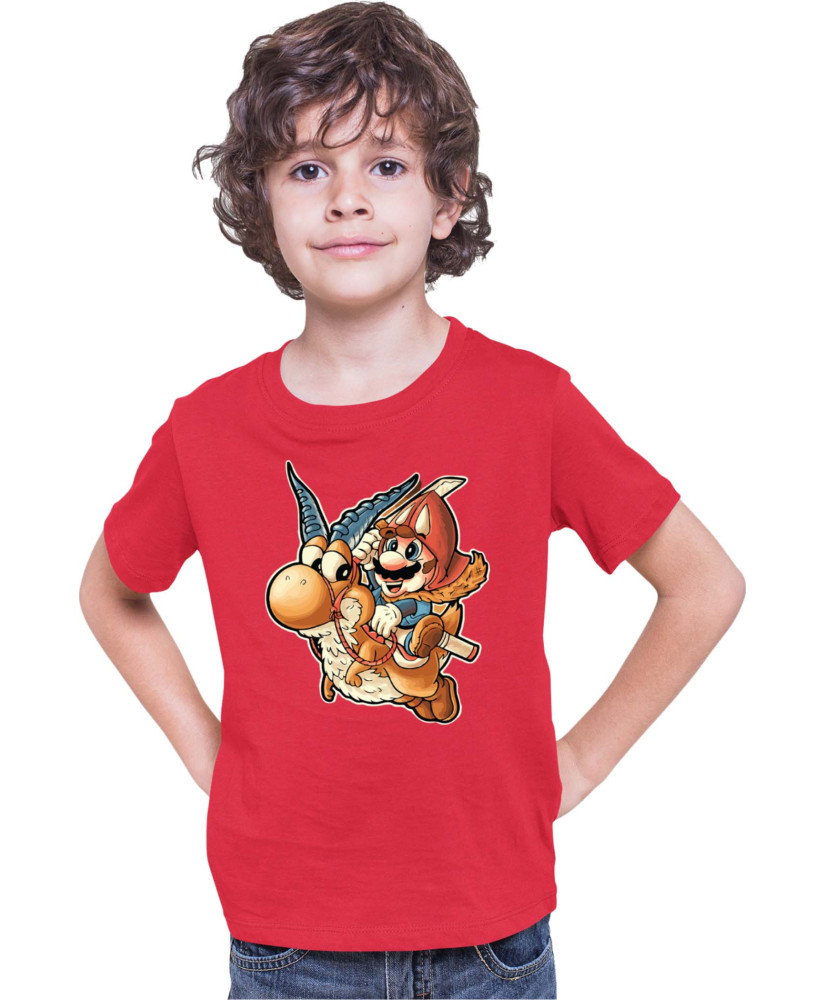 Детска Тениска Super Mario Nintendo Mario & Yoshi 02