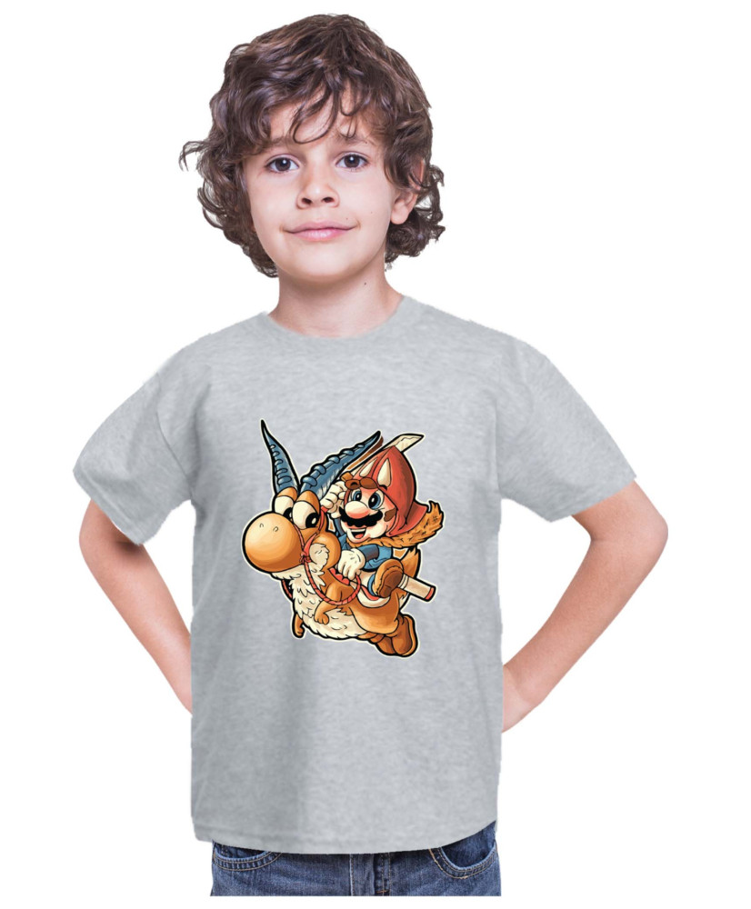 Детска Тениска Super Mario Nintendo Mario & Yoshi 02