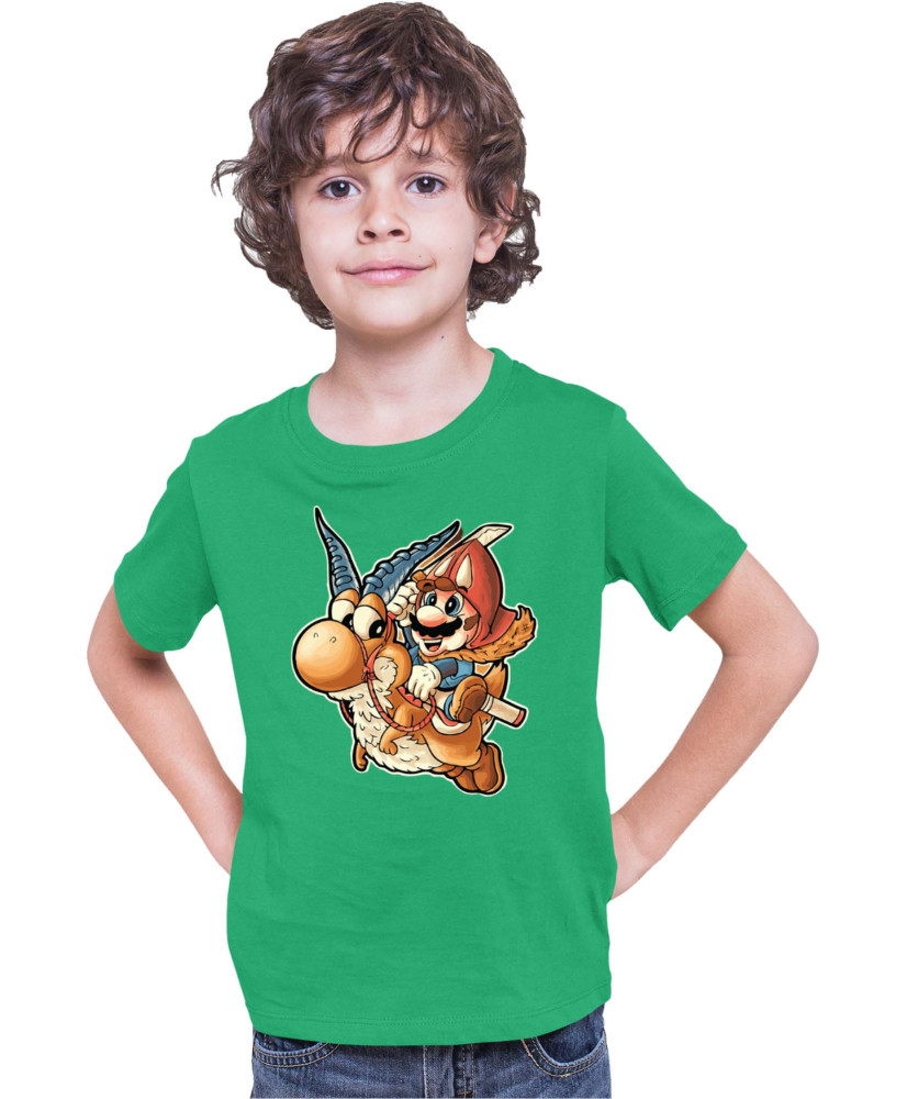 Детска Тениска Super Mario Nintendo Mario & Yoshi 02