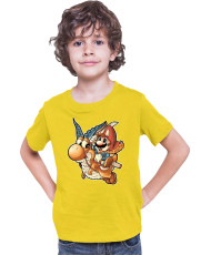 Детска Тениска Super Mario Nintendo Mario & Yoshi 02