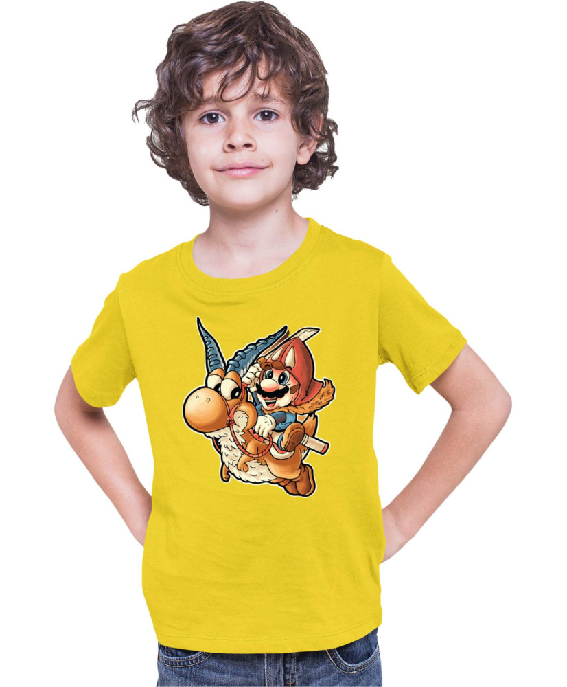 Детска Тениска Super Mario Nintendo Mario & Yoshi 02