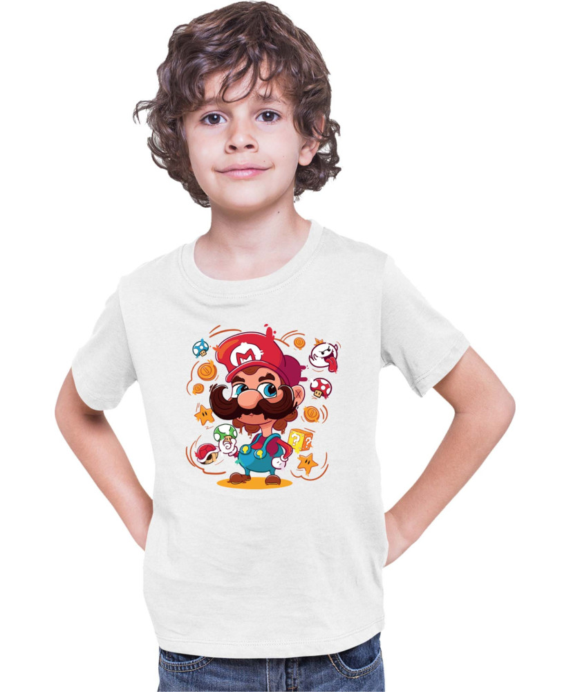 Детска Тениска Super Mario Nintendo Mario 36