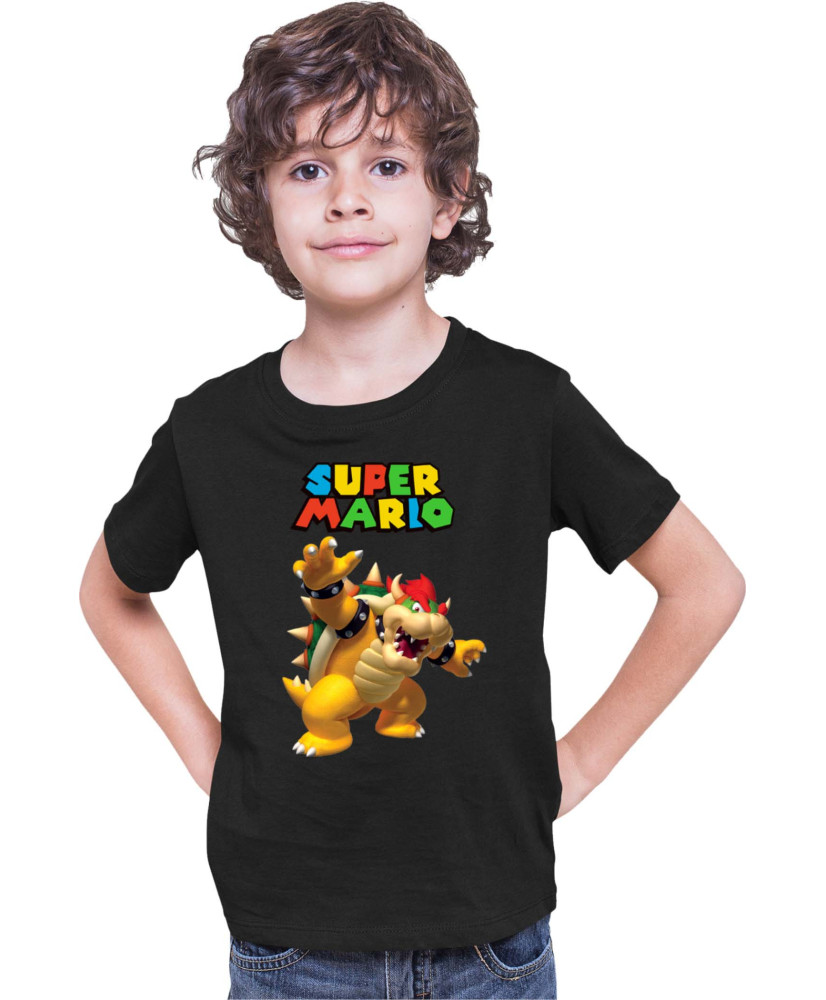 Детска Тениска Super Mario Nintendo Mario Bowser 3