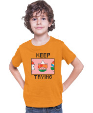 Детска Тениска Super Mario Nintendo Mario Bros 3 Keep Trying