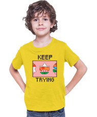 Детска Тениска Super Mario Nintendo Mario Bros 3 Keep Trying