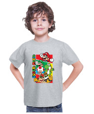 Детска Тениска Super Mario Nintendo Mario Bros 3