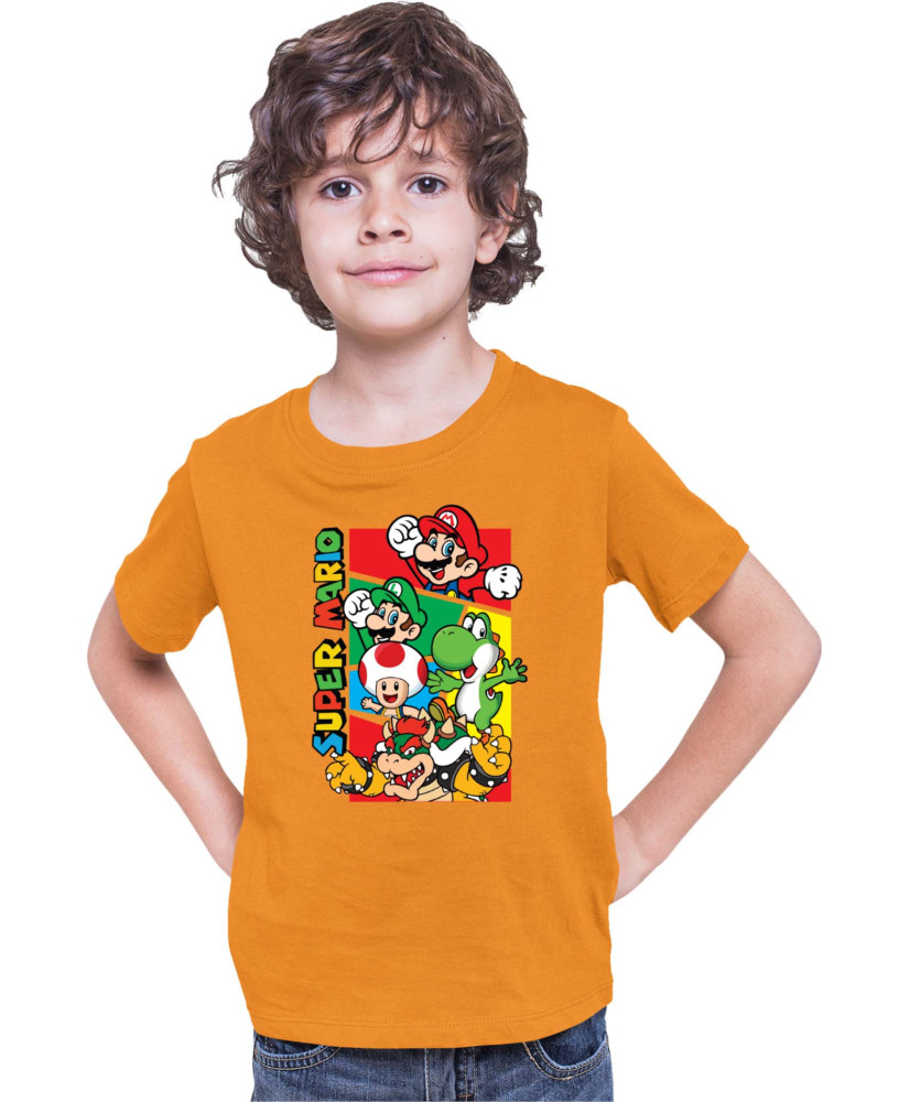 Детска Тениска Super Mario Nintendo Mario Bros 3