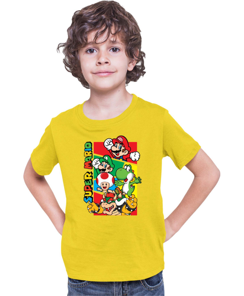 Детска Тениска Super Mario Nintendo Mario Bros 3