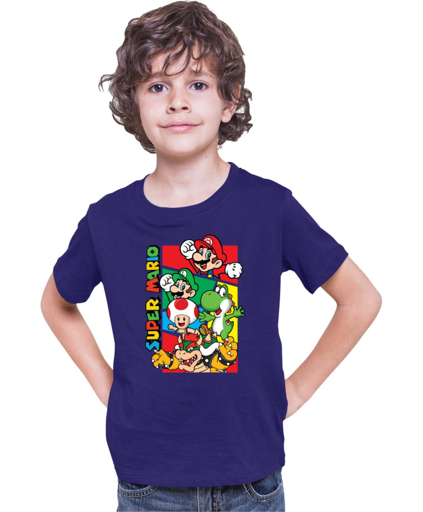 Детска Тениска Super Mario Nintendo Mario Bros 3