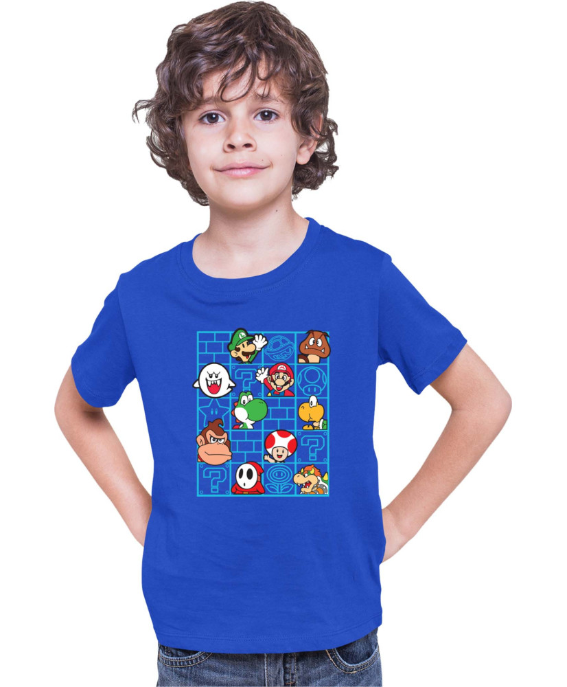 Детска Тениска Super Mario Nintendo Mario Bros Friends