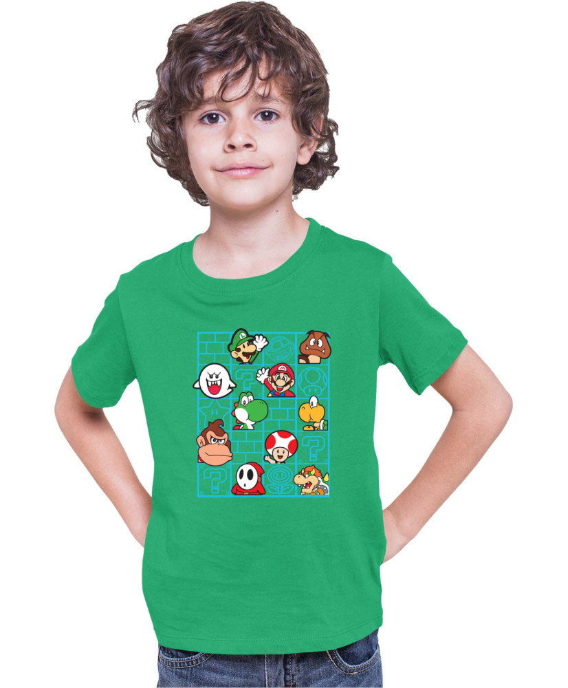 Детска Тениска Super Mario Nintendo Mario Bros Friends