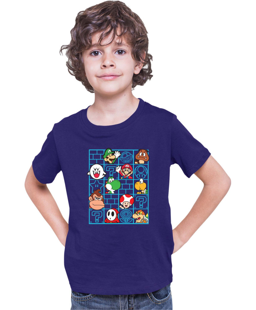 Детска Тениска Super Mario Nintendo Mario Bros Friends